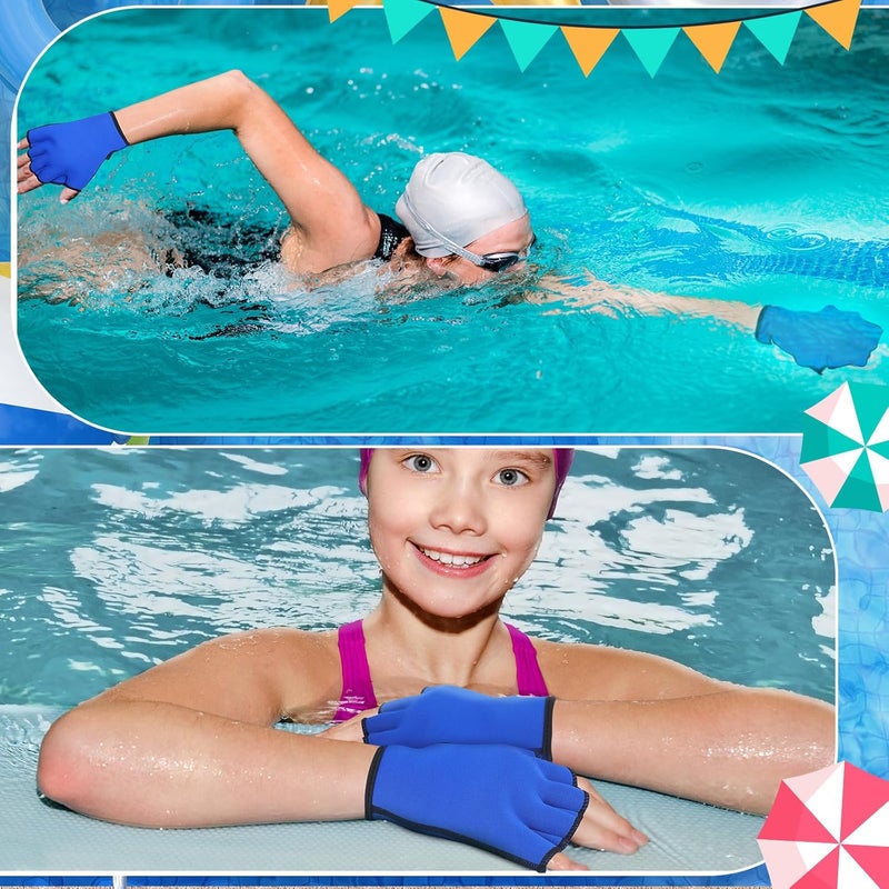 Sonwyoung 8 Pcs Water Aerobics Set Including Exercise Foam Dumbbells Aquatic Swim Belt Pull Buoy Swim Kickboard Sport Gloves Water Weights Equipment for Aquatic Fitness Weight Loss Fitness Tool - Image 5